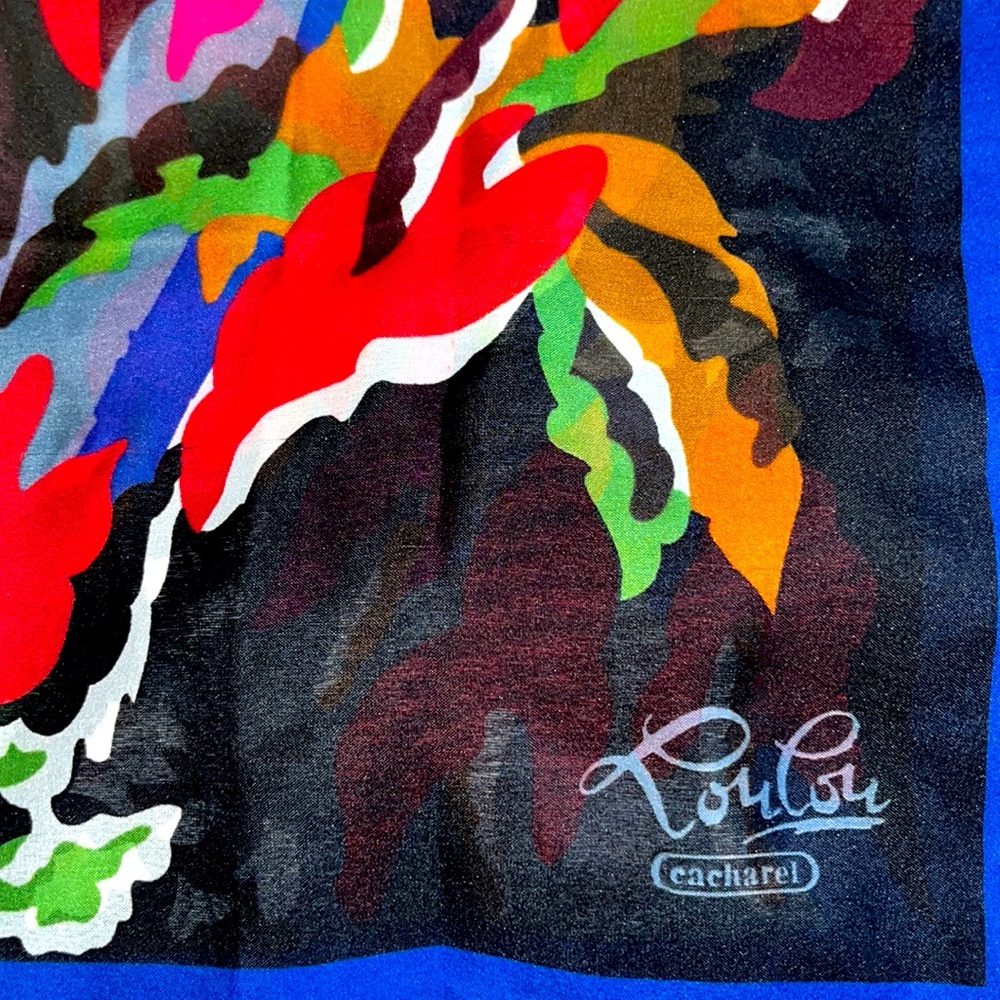 Colorful Floral Scarf